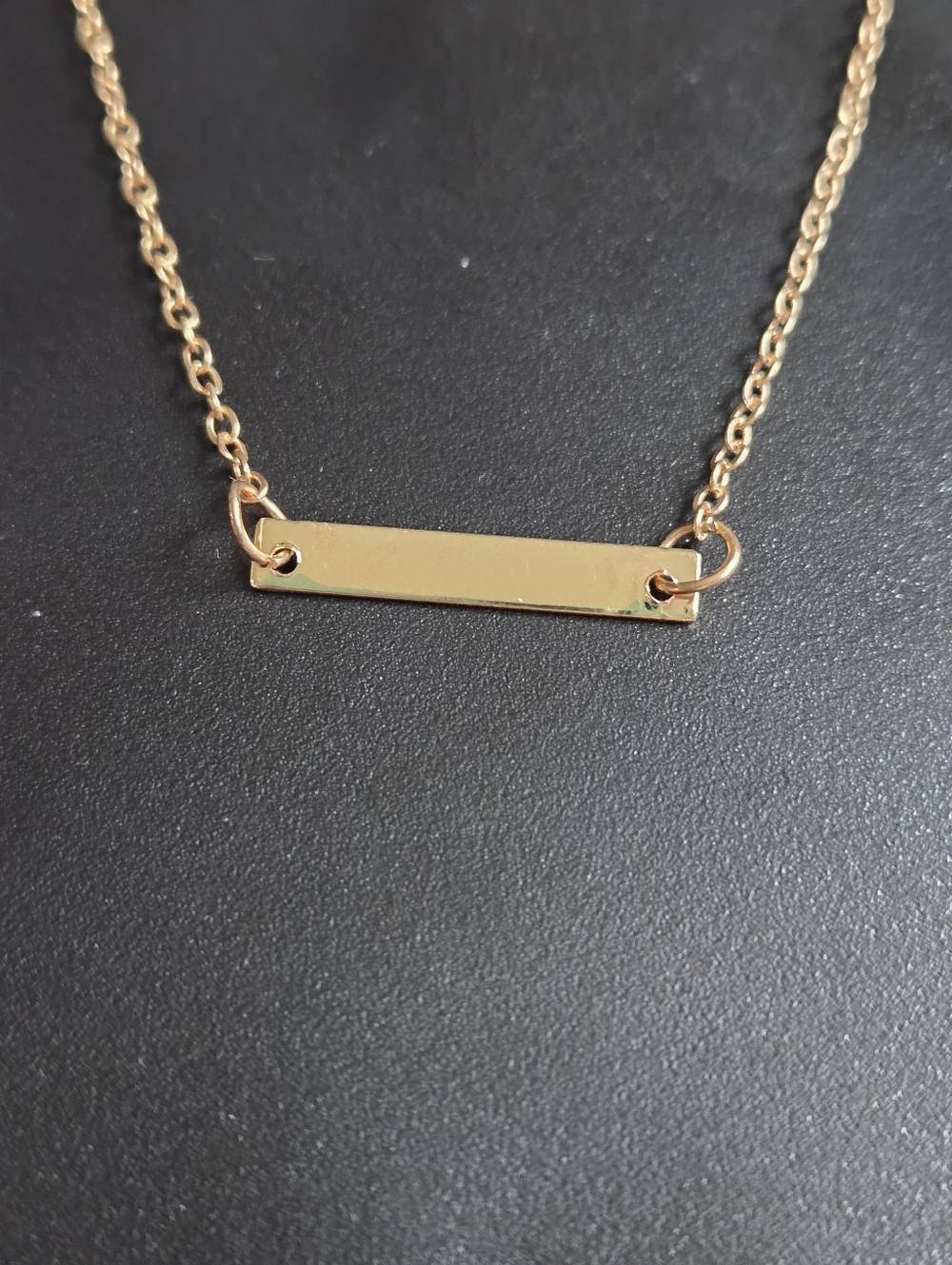 Elegant Gold Bar Necklace